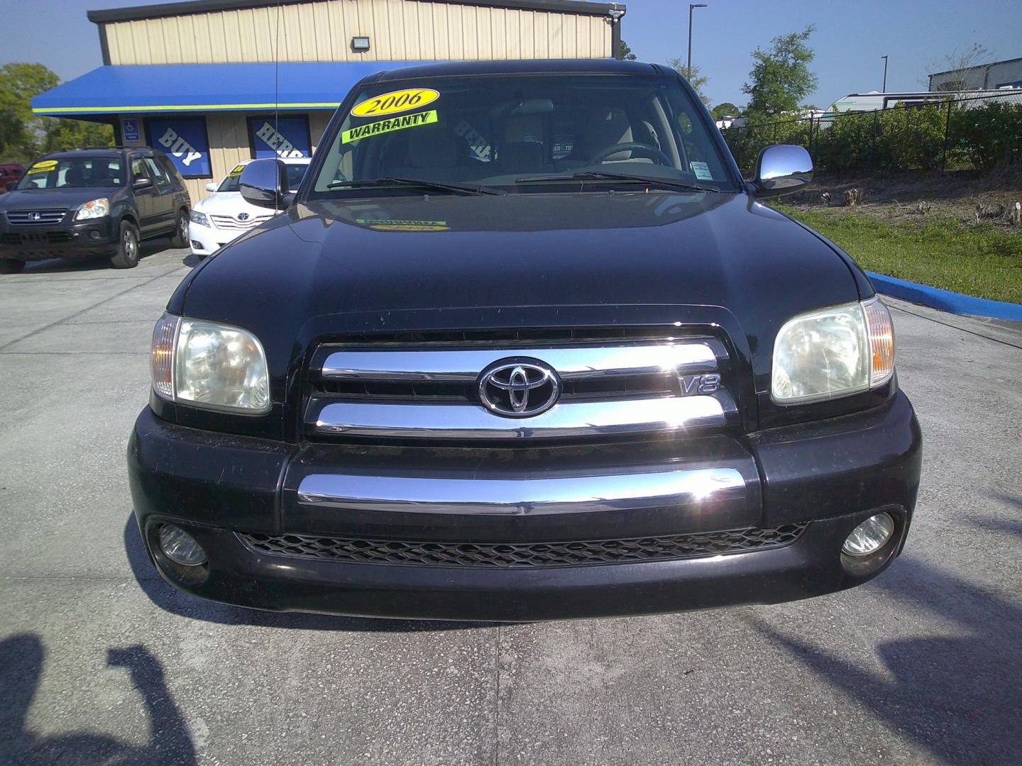 2006 BLACK TOYOTA TUNDRA SR5 (5TBRT34106S) , located at 390 Hansen Avenue, Orange Park, FL, 32065, (904) 276-7933, 30.130497, -81.787529 - Photo#0